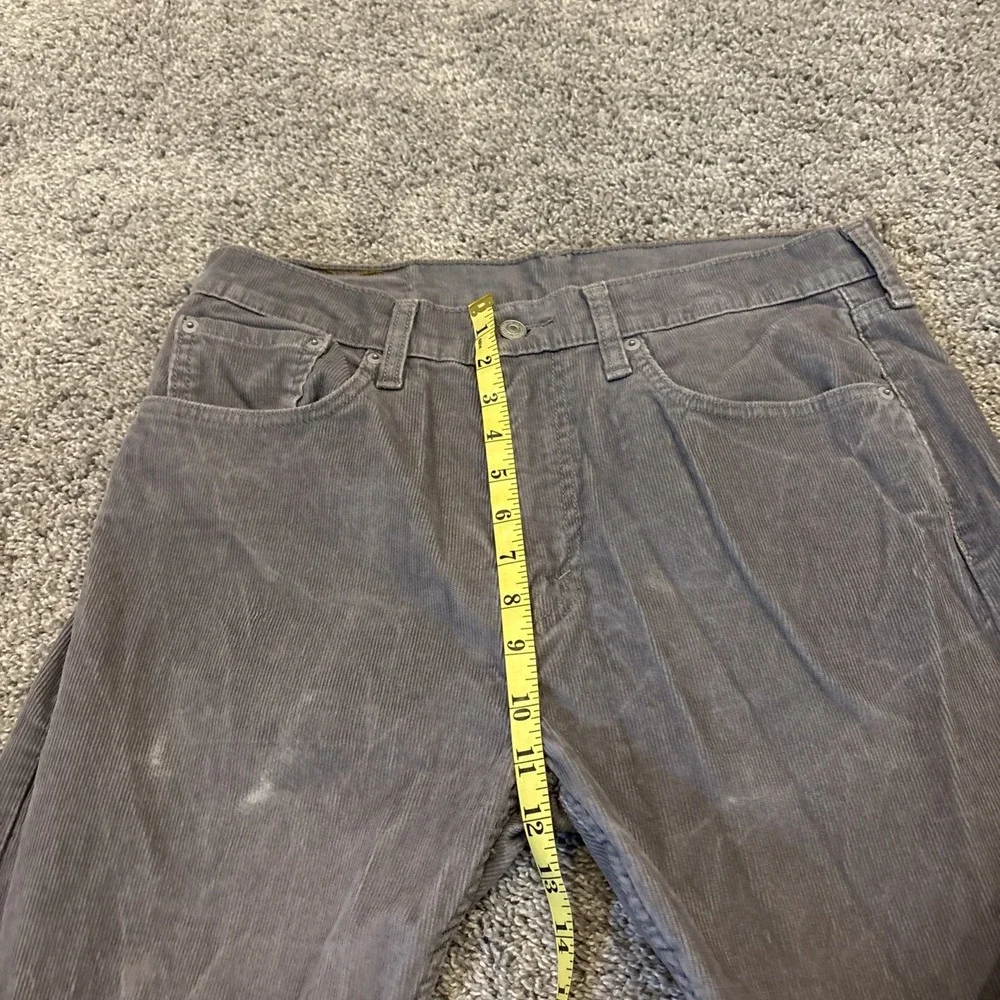Levis 502 Corduroy Pants Mens 33x32 Stretch Straight Cowboy Western Farm